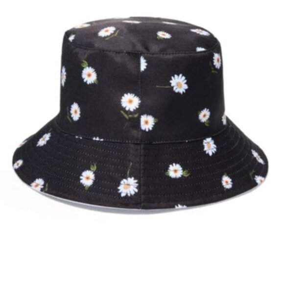 Alice + Olivia Reversible Daisy Bucket Hat NWT - Picture 4 of 5